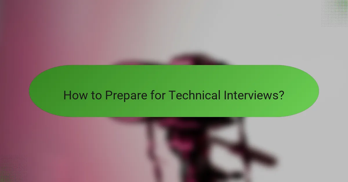 How to Prepare for Technical Interviews?