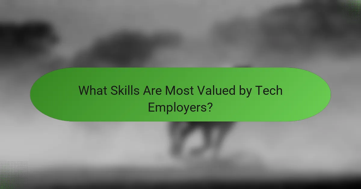 What Skills Are Most Valued by Tech Employers?