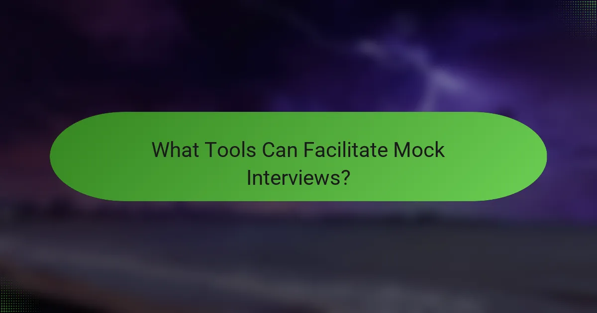 What Tools Can Facilitate Mock Interviews?